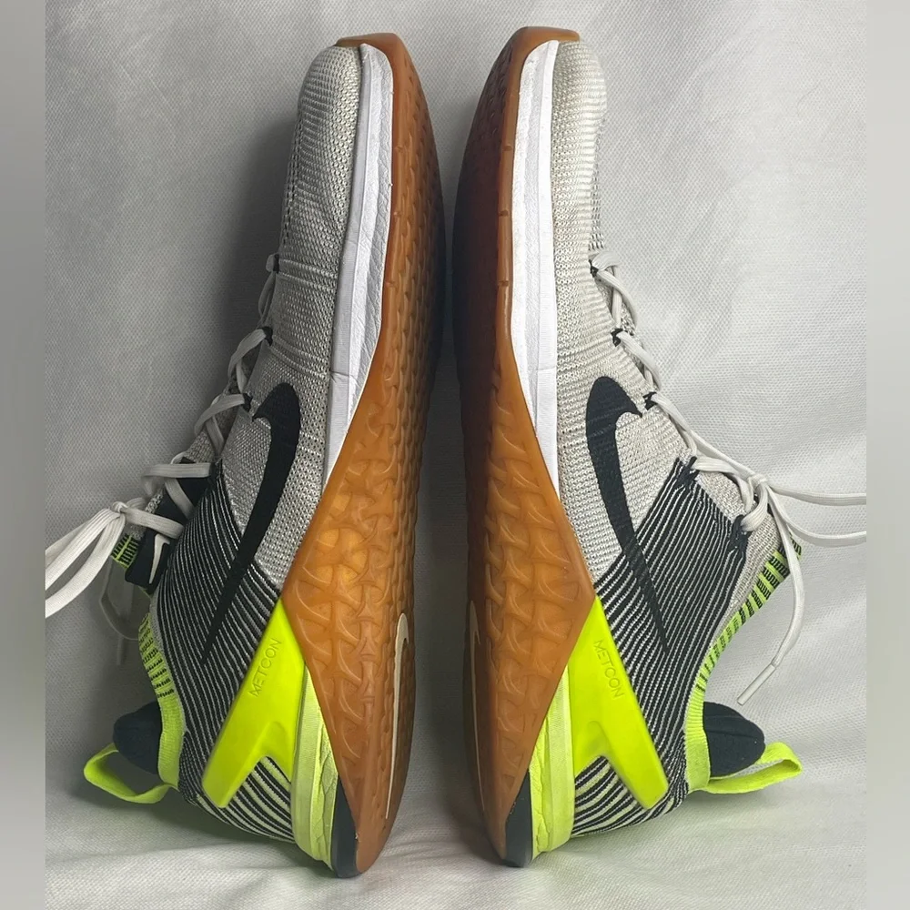 Nike Metcon Neon DSX Flyknit 2 CrossFit Mens 14 Gum Volt Black Yellow 924423-107 - Picture 11 of 15